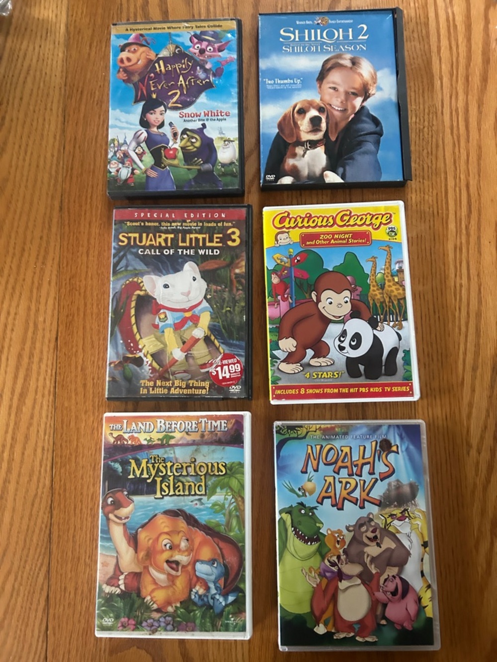 Children's DVD  - Colorful Animal & Adventure Titles good condition
